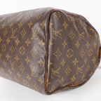 Authentic Louis Vuitton Monogram Speedy 30 Handbag vintage M41526 05E076050013