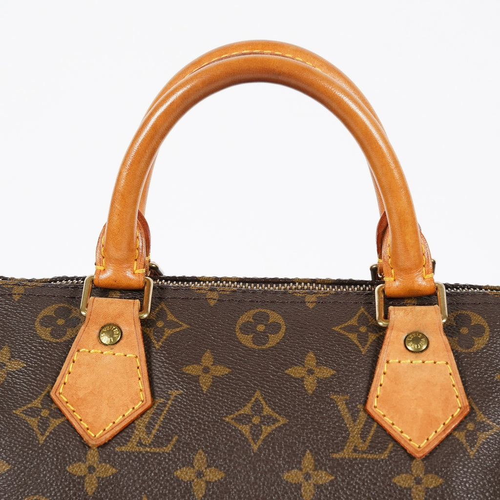Louis Vuitton Speedy 30 Monogram Canvas Brown Hand Bag Used M41526 07A037035614