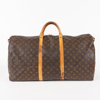 LOUIS VUITTON Monogram Keepall 60 Boston Bag LV Auth M41422 05E424070016