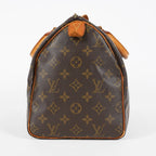 Louis Vuitton Monogram Speedy 30 Boston Handbag Brown Canvas M41526 07E067040029