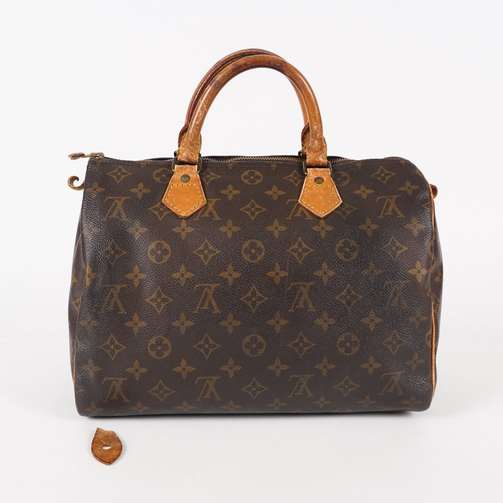 Authentic Louis Vuitton Monogram Speedy 30 Handbag vintage M41526 05E134180016