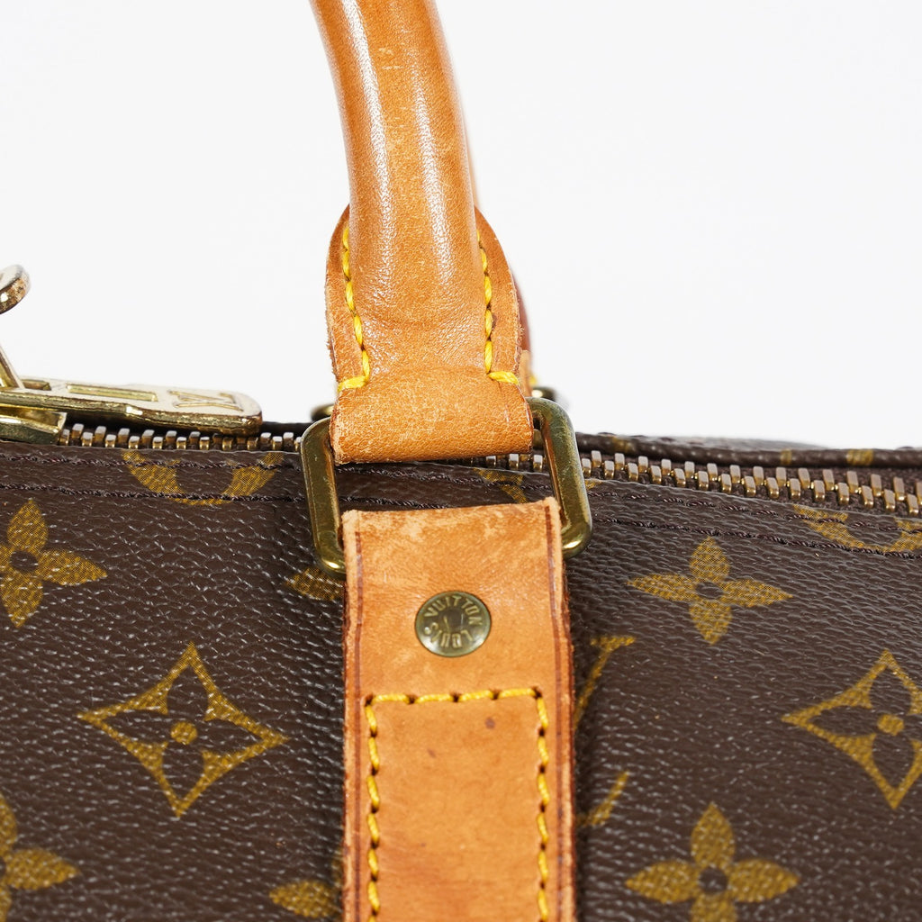 Louis Vuitton Keepall 55 Monogram Canvas Brown Duffle Bag M41424 08E073630002