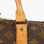 Louis Vuitton Keepall 55 Monogram Canvas Brown Duffle Bag M41424 08E073630002