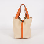 Hermes Picotin MM Casaque handbag, Taurillon Clemence leather 06E2416500029