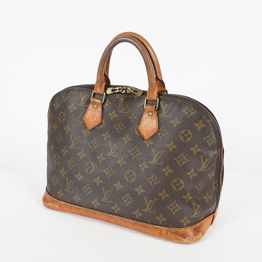 Louis Vuitton Alma PM Hand Bag M51130 Monogram Canvas Brown 08A032631228