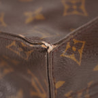 LOUIS VUITTON Sac Plat Handbag Monogram Canvas Brown M51140 06E441980004