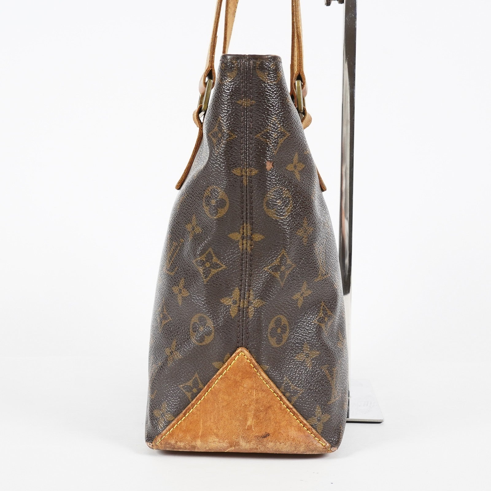 Louis Vuitton Cabas Piano Tote M51148 Monogram Canvas Brown Used 08E072310008