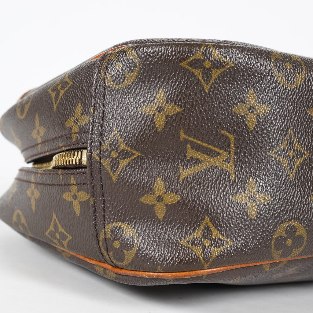 Louis Vuitton Monogram Trouville Hand Bag M42228 Brown Canvas 08A102745628
