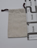 Hermes Dust Bag Storage Pouch Drawstring Beige Logo Authentic 13x21