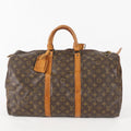 LOUIS VUITTON Keepall 50 M41426 Monogram Boston Bag Brown vintage 01E143520022