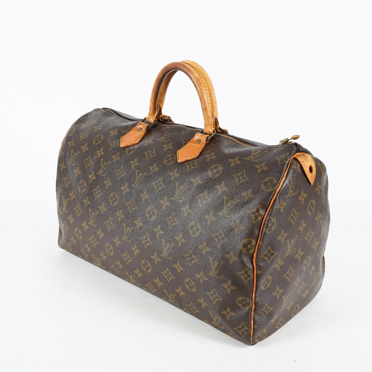Louis Vuitton Speedy 40 M41522 Monogram Canvas Brown Used Handbag 09E194070006