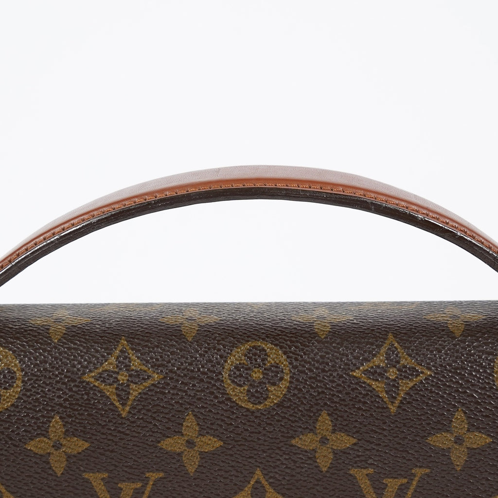 Louis Vuitton M53331 Monogram Briefcase Business Bag Brown Vintage 08A011944803
