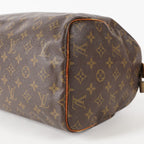 Authentic Louis Vuitton Monogram Speedy 30 M41526 Handbag vintage 01E155720027