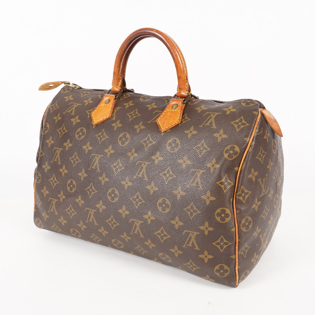 Authentic Louis Vuitton Monogram Speedy 35 Handbag vintage M41524 05E256006029