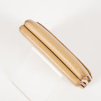 AUTHENTIC Chanel VINTAGE Beige Sevruga Compact Wallet 05E561045016