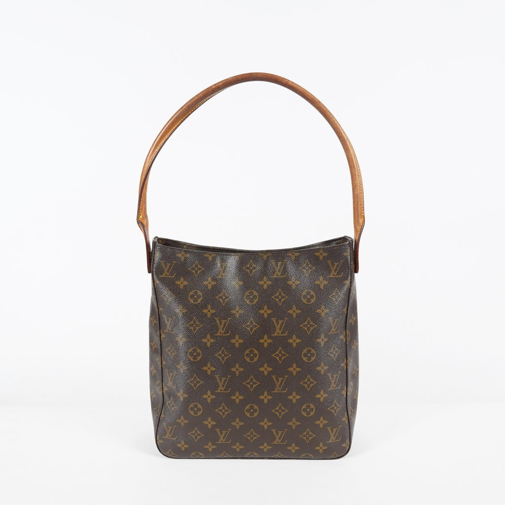 Louis Vuitton Looping GM Monogram Brown Shoulder Bag Vintage M51145 07E243410025