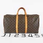 Louis Vuitton Keepall 50 M41426 Monogram Canvas Boston Bag Used 08E043300006