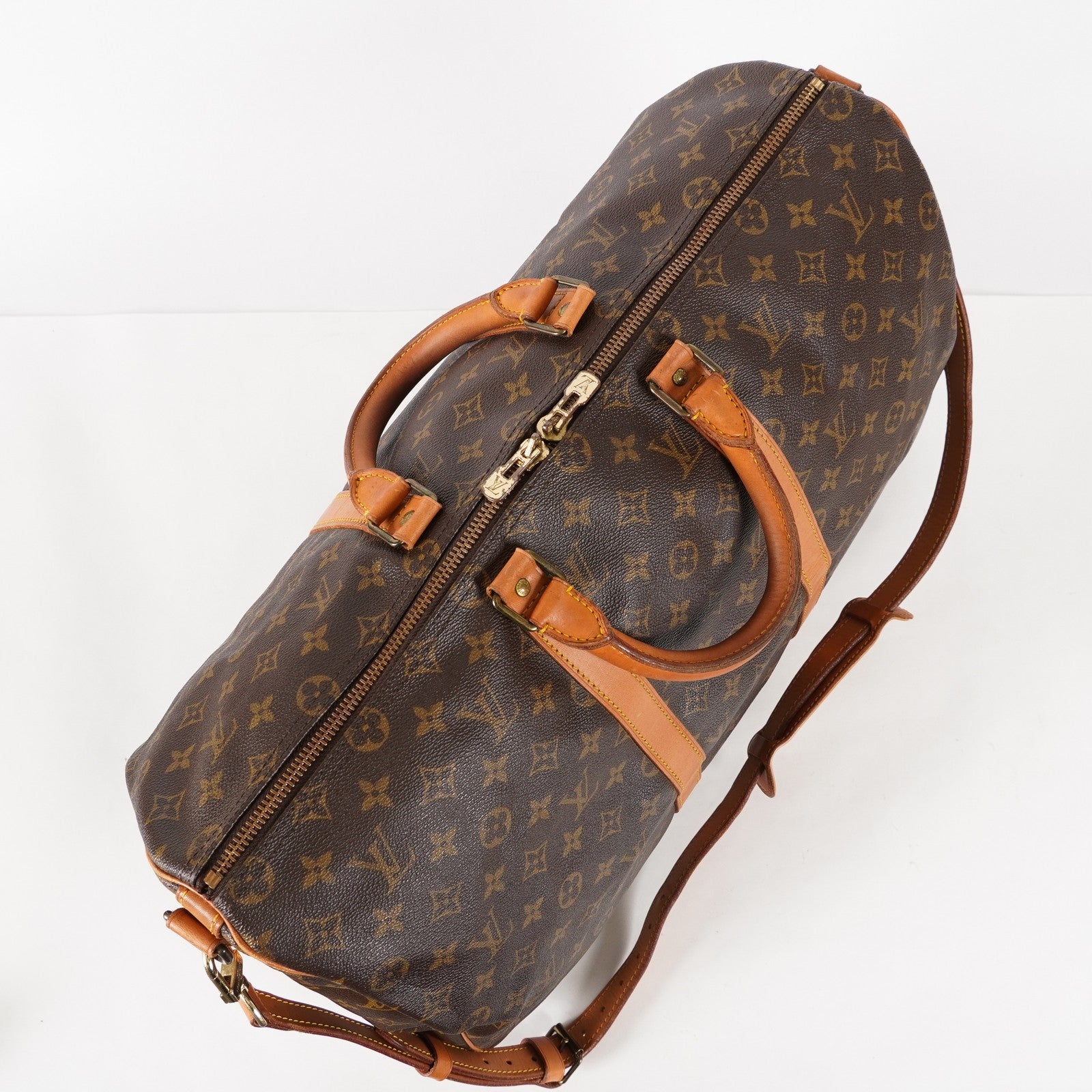 LOUIS VUITTON Monogram Keepall Bandouliere 50 Travel Bag M41416 03E539790011