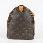 Louis Vuitton Speedy 35 M41524 Monogram Canvas Brown Used Handbag 08A365033603
