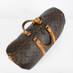 Louis Vuitton Keepall 50 Monogram Brown Duffle Bag M41426 Used 08E163630007
