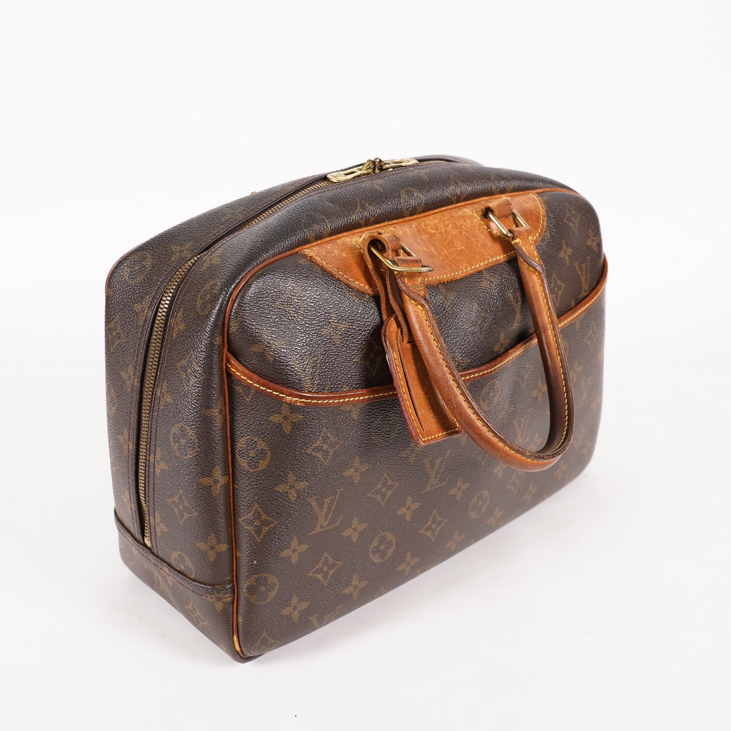 LOUIS VUITTON Deauville Handbag M47270 Monogram canvas Brown 06E062750021