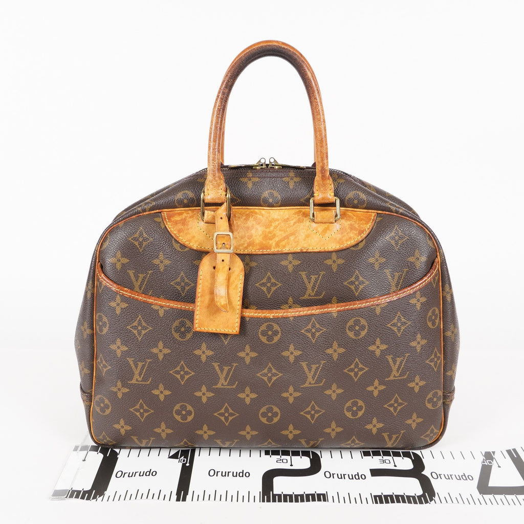 LOUIS VUITTON Deauville Handbag M47270 Monogram canvas Brown 06E102420010