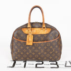 LOUIS VUITTON Deauville Handbag M47270 Monogram canvas Brown 06E102420010