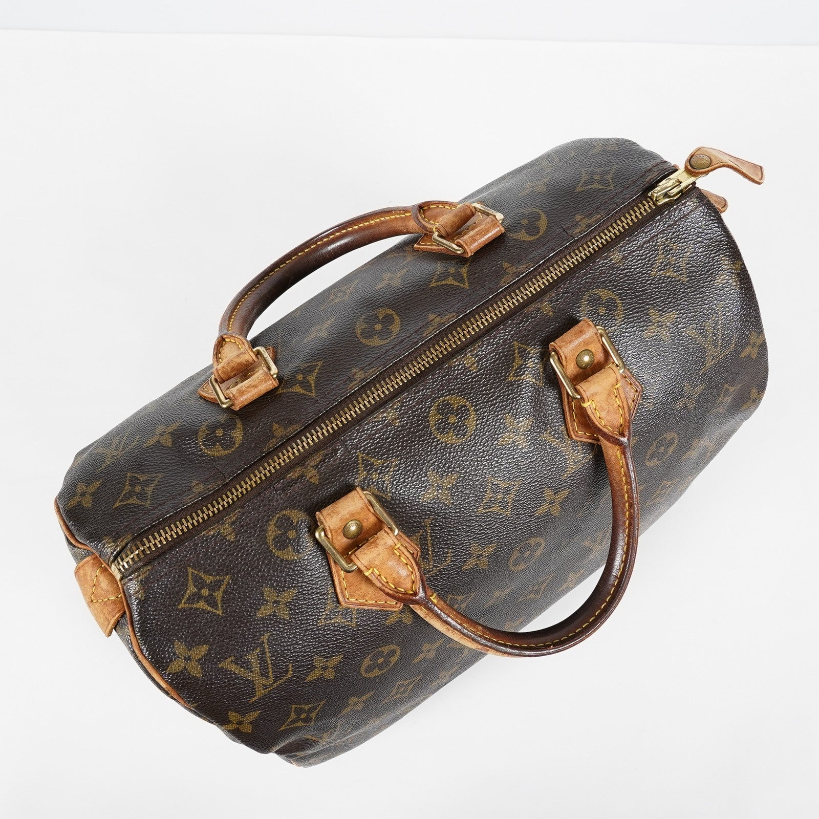 Louis Vuitton Speedy 30 M41526 Monogram Canvas Hand Boston Bag Used 08E135060007