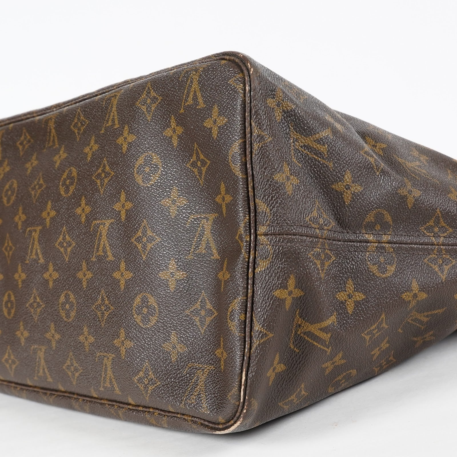 Louis Vuitton Neverfull GM M40157 Monogram Brown Canvas Tote Bag 08E274180010