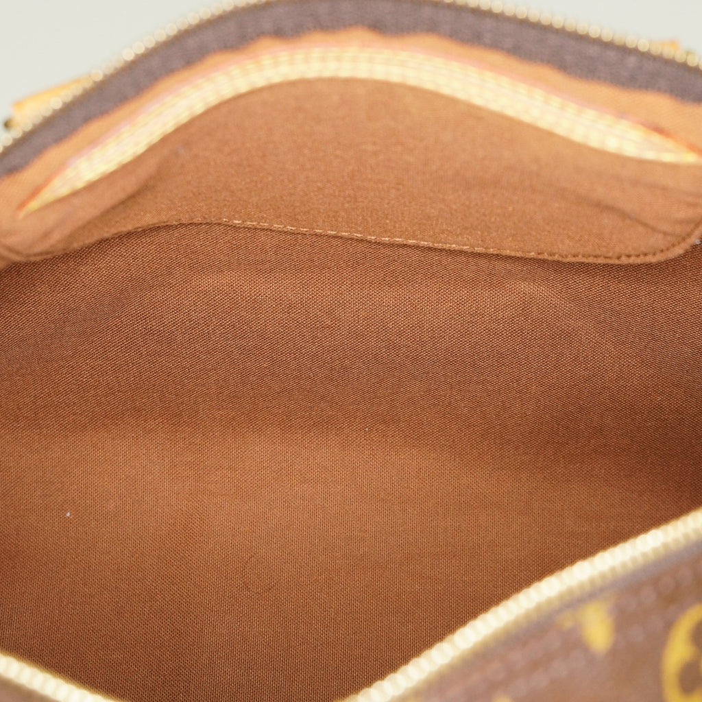 Louis Vuitton Speedy 30 Monogram Canvas Handbag Brown Used M41526 07A188980424
