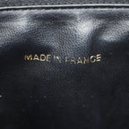 Chanel Caviar Skin Vanity Bag Top Handle 19cm Black Gold HW CC Used 08E066380006