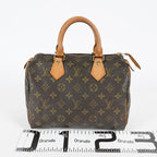 Louis Vuitton Speedy 25 Monogram Canvas Brown Handbag M41528 Used 07A047493208