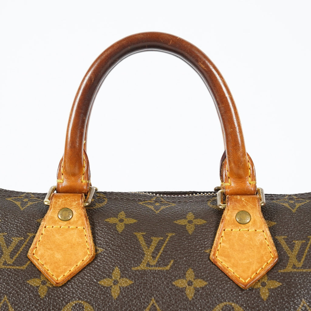 Louis Vuitton Speedy 25 M41528 Monogram Canvas Brown Used Handbag 09M346344808