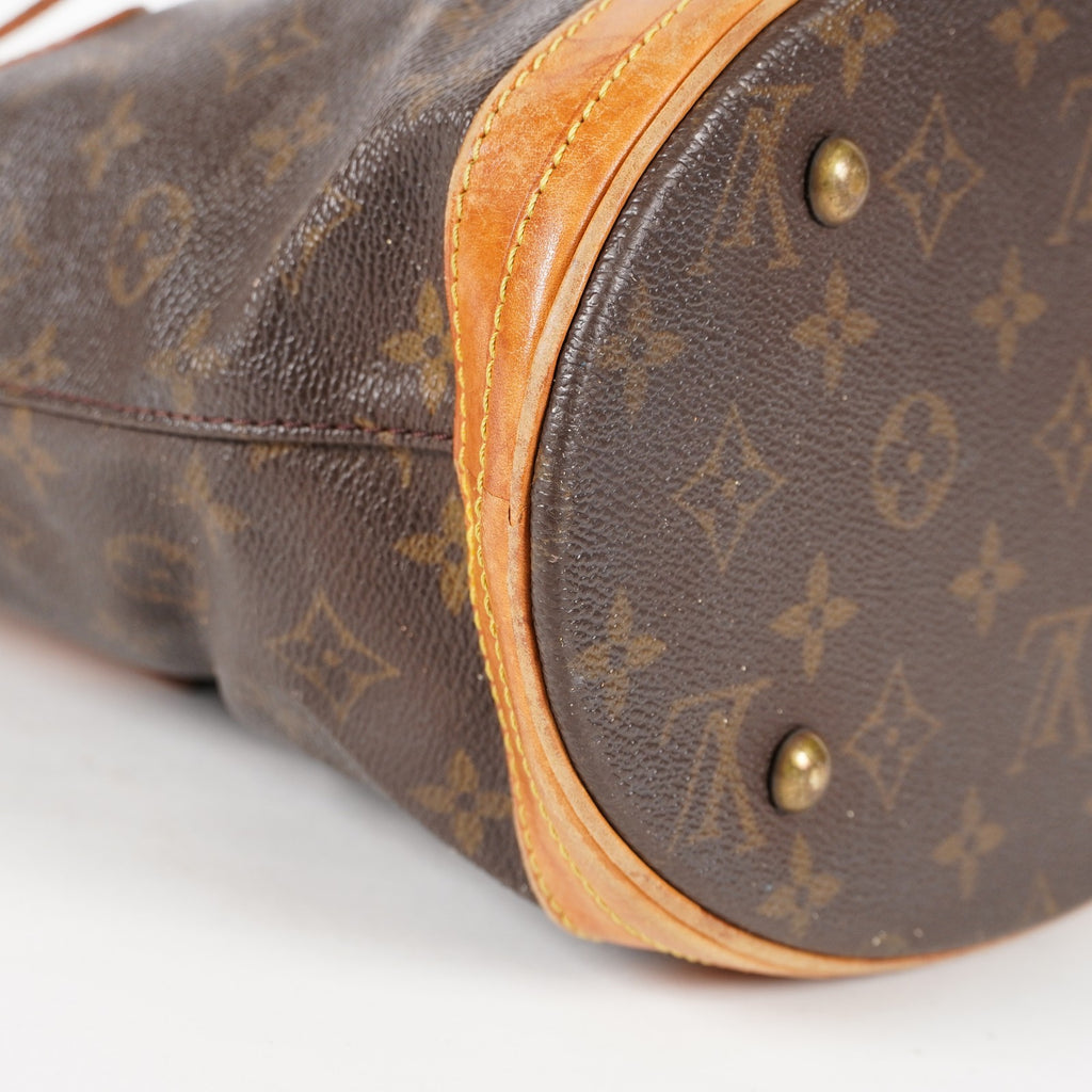 Authentic Louis Vuitton Monogram Bucket PM Shoulder Tote Bag M42238 05E112420013