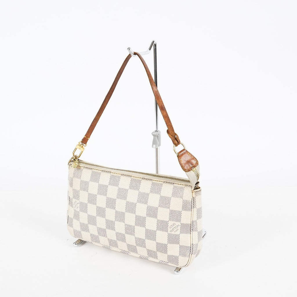 Louis Vuitton Damier Azur Pochette Accessoires N51121 Vintage Used 08A022516803