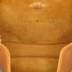 Hermes Evelyne PM Shoulder Crossbody Bag Gold Tan Clemence Leather 07E1311440010