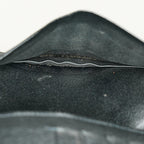 Louis Vuitton LV Long Wallet Portefeuille Brazza M63382 Black Epi Auth XY214