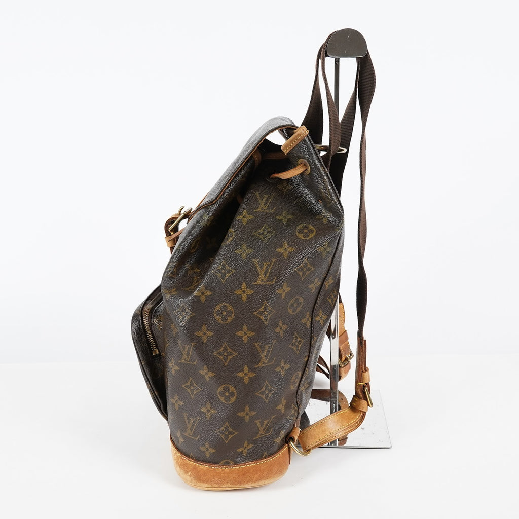 Louis Vuitton Montsouris GM Backpack Monogram Canvas Vintage M51135 08E134510008