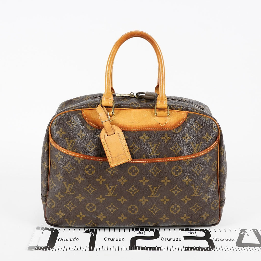 Louis Vuitton Deauville M47270 Monogram Canvas Brown Handbag Used 07E222640027