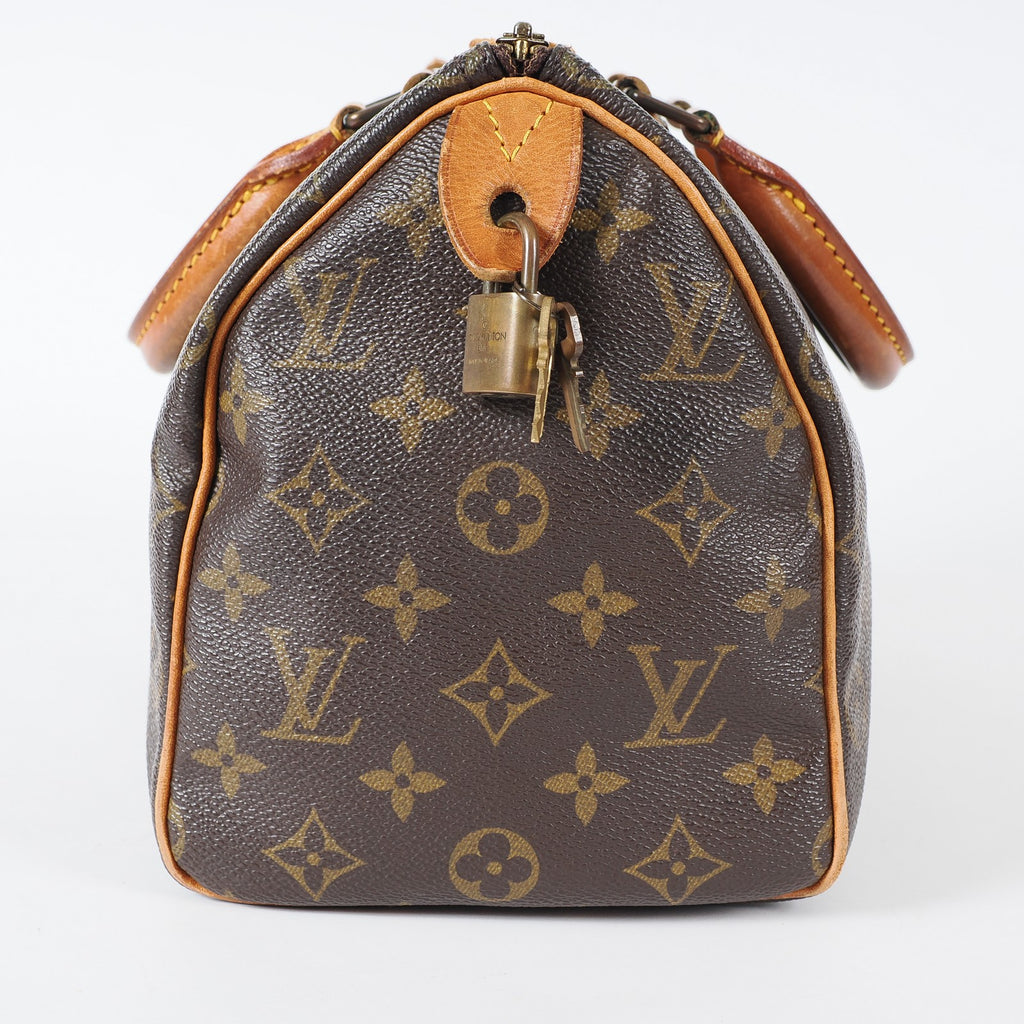 Authentic Louis Vuitton Monogram Speedy 25 Handbag vintage M41528 04A076234807