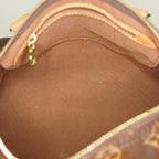 Louis Vuitton Monogram Speedy Handbag Brown Canvas Used M41528 08E2711110007