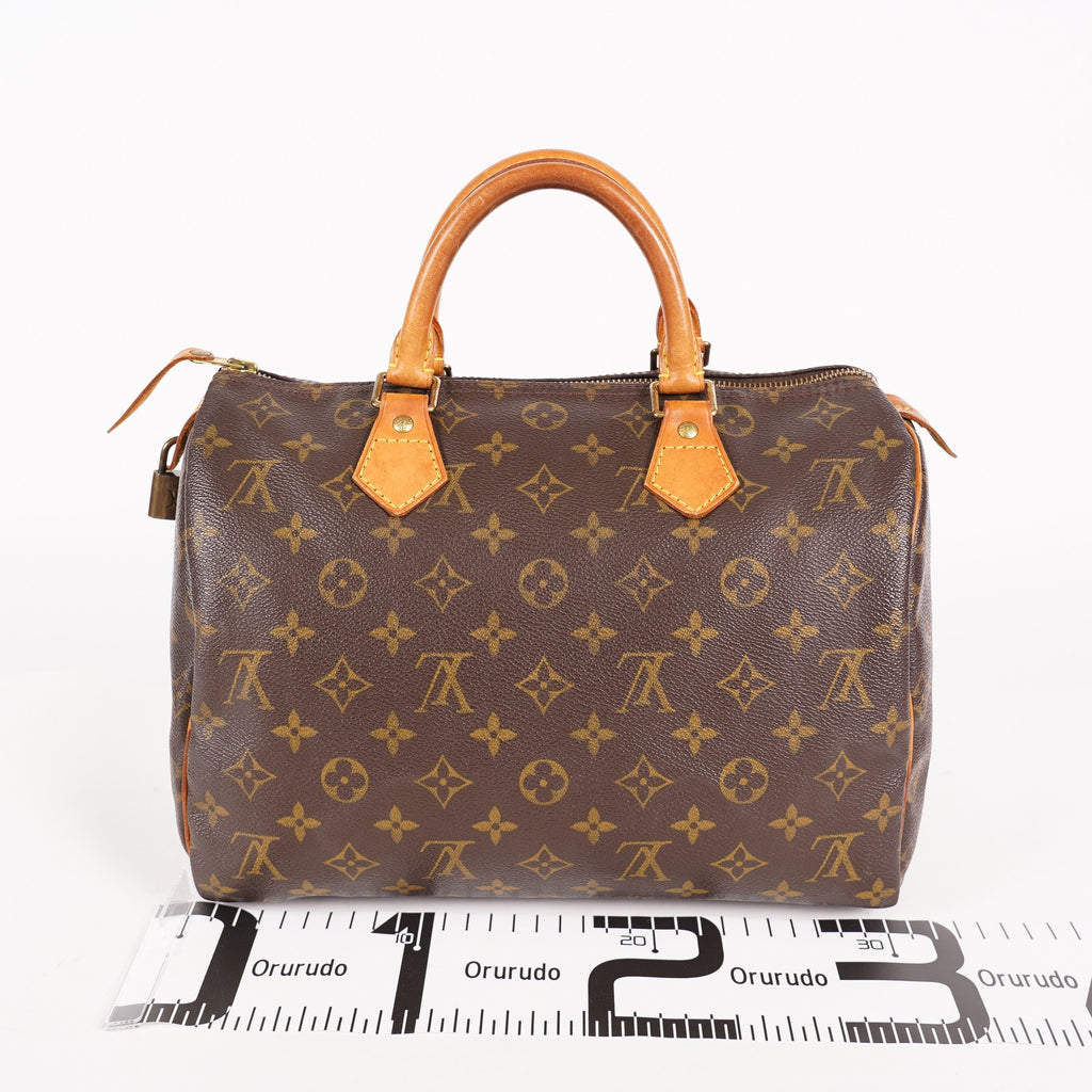 Authentic Louis Vuitton Monogram Speedy 30 Hand bag vintage M41526 06E026930019