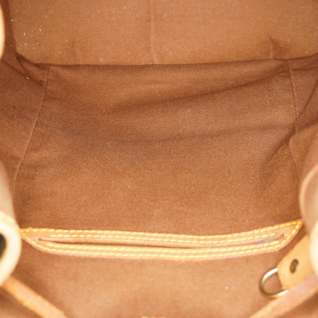 Louis Vuitton Montsouris MM Monogram Canvas Backpack Brown M51136 08E214070010