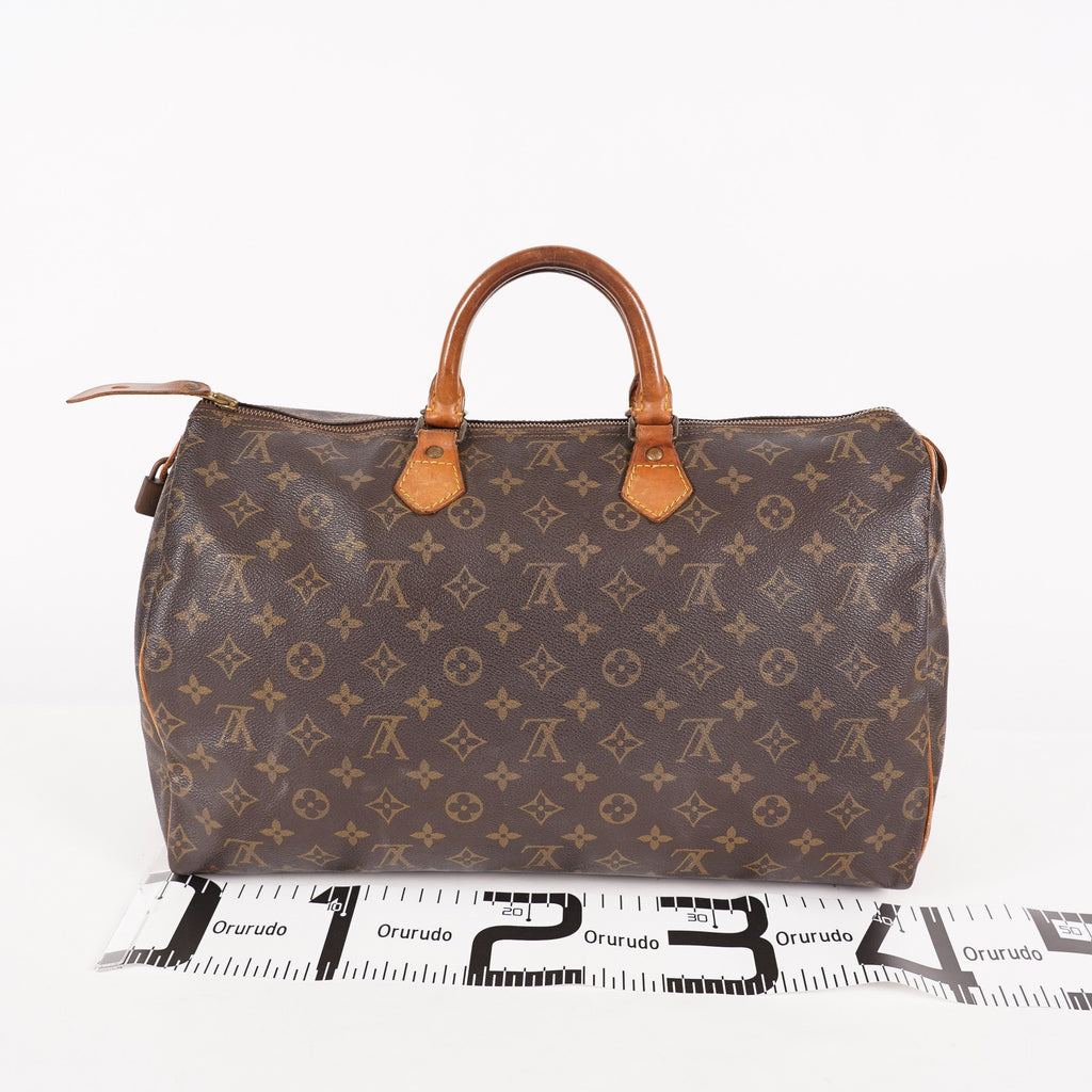 Authentic Louis Vuitton Monogram Speedy 40 Hand M41522 Boston Bag 06E094400021