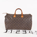 Authentic Louis Vuitton Monogram Speedy 40 Hand M41522 Boston Bag 06E094400021
