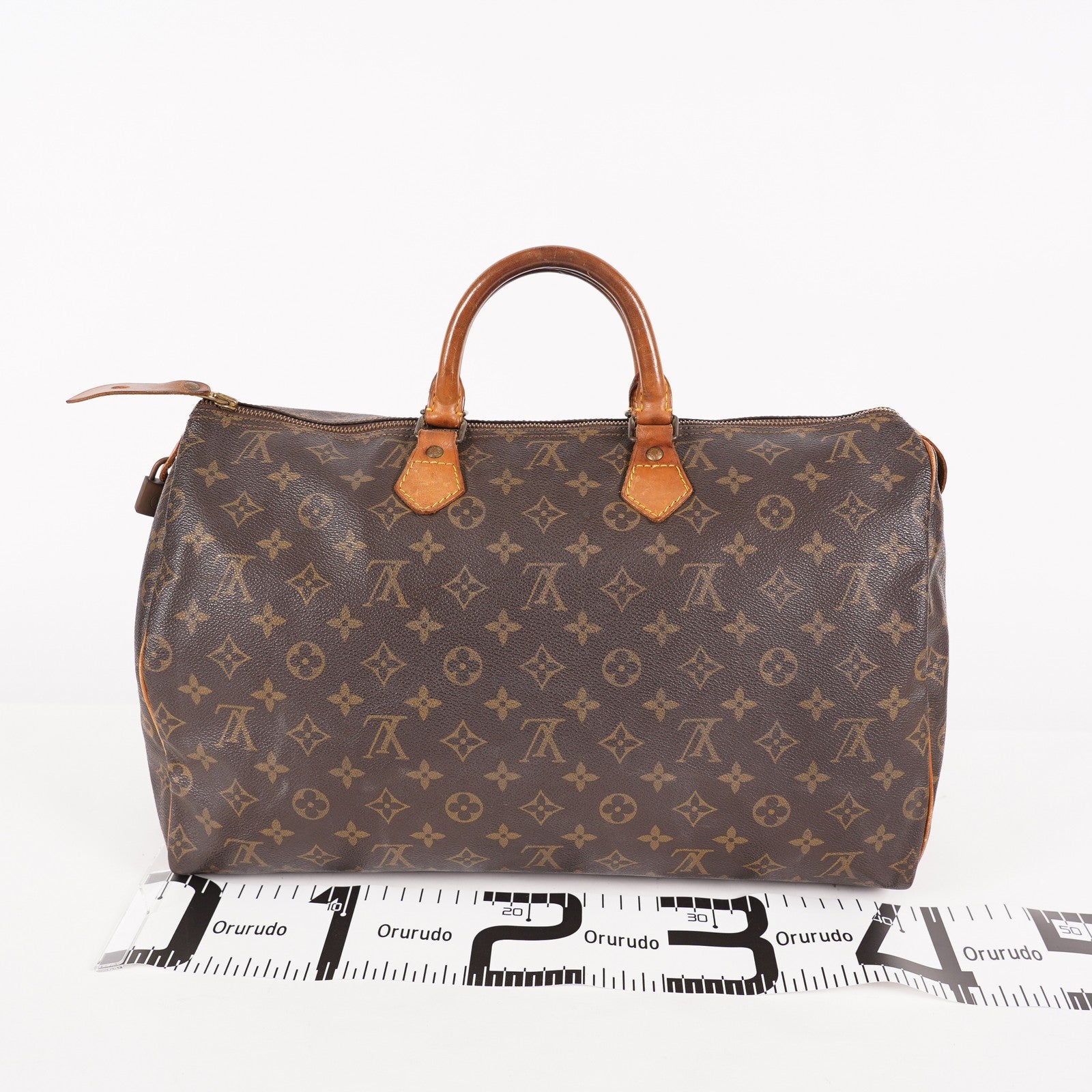 Authentic Louis Vuitton Monogram Speedy 40 Hand M41522 Boston Bag 06E094400021