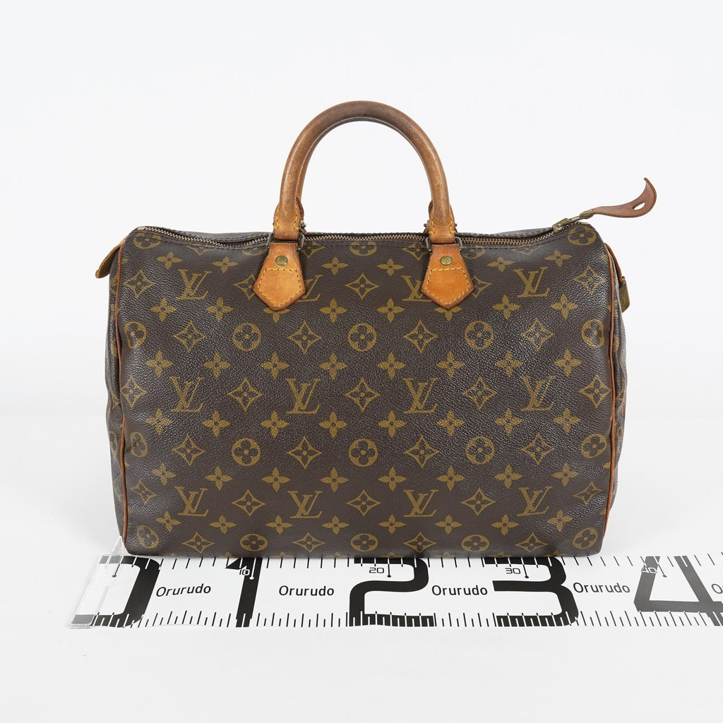 Louis Vuitton Speedy 35 Monogram Canvas Handbag Boston Bag M41524 08E034620021