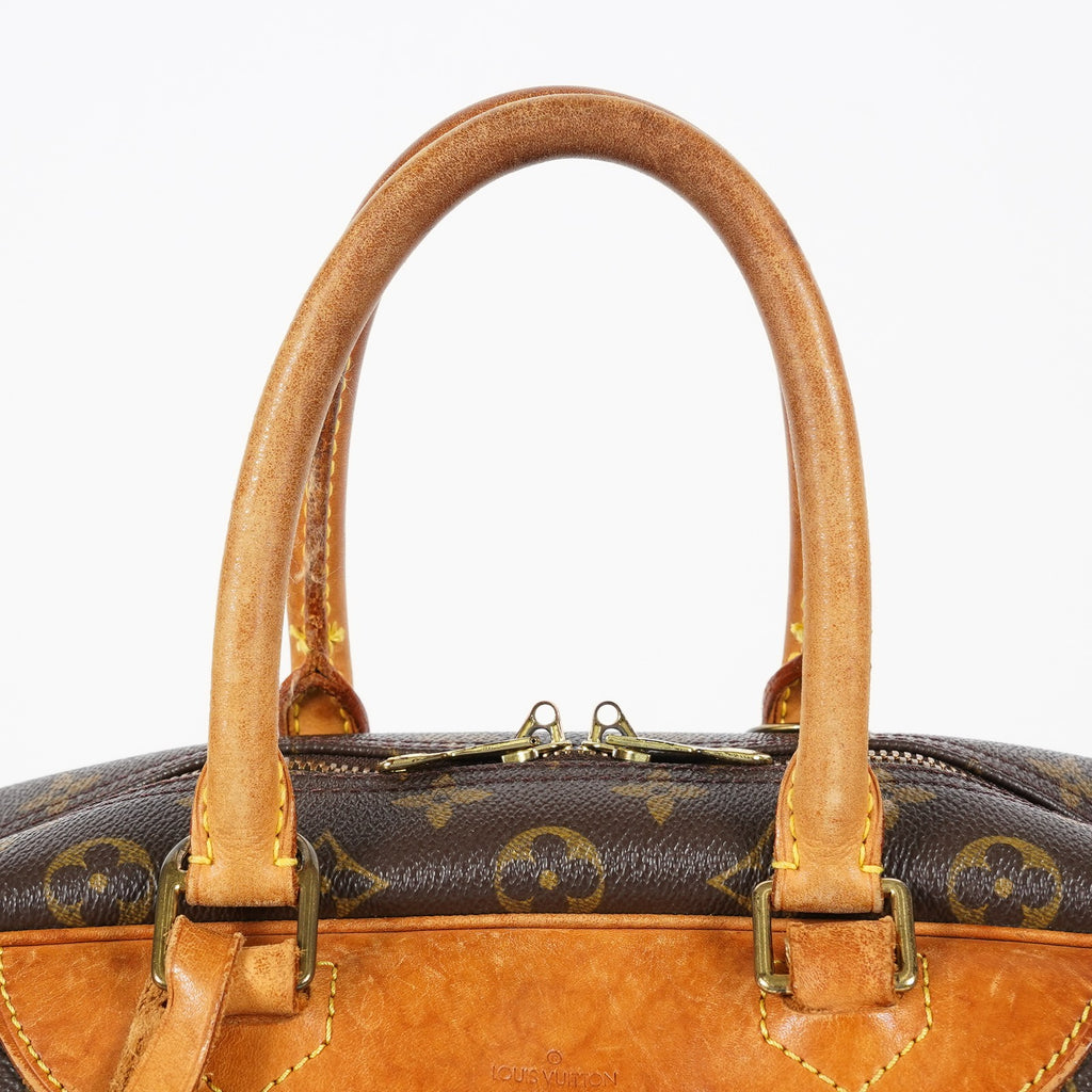 Louis Vuitton Deauville M47270 Monogram Canvas Brown Handbag Used 08E081980002
