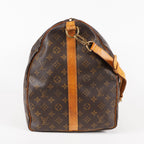 LOUIS VUITTON Monogram Keepall 60 Boston Bag LV Auth M41422 05E424070016