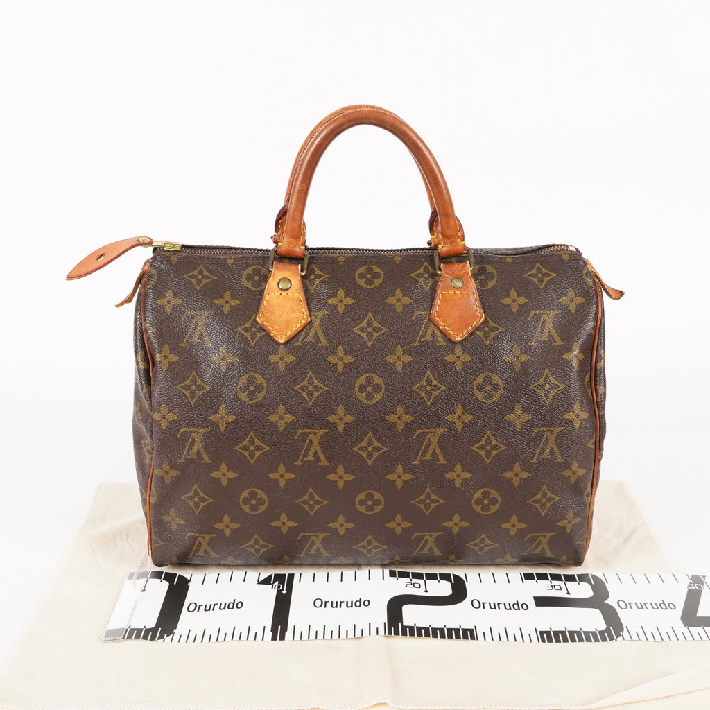 Authentic Louis Vuitton Monogram Speedy 30 Handbag vintage M41526 06E395720002